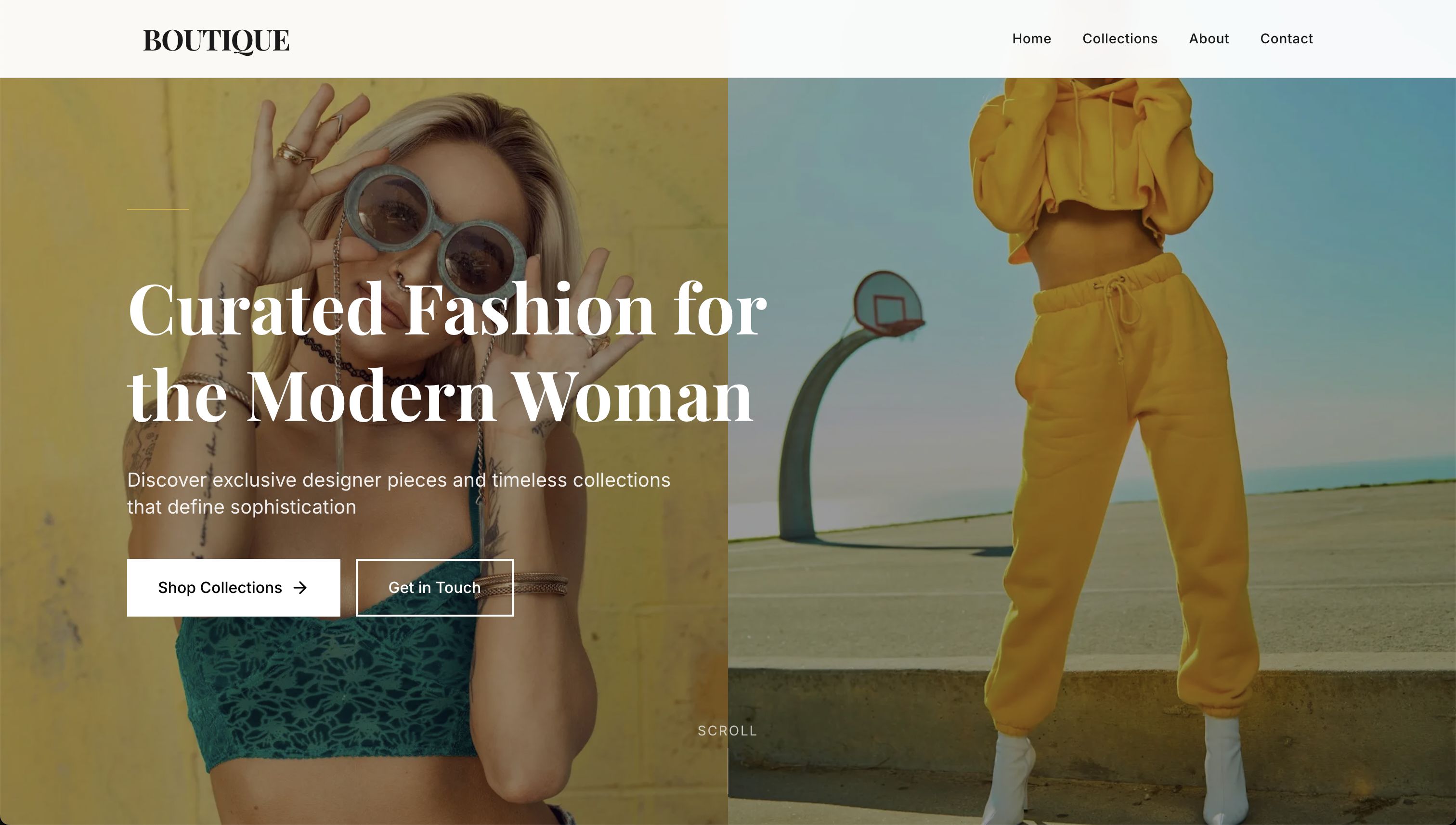 Elegant Clothing Boutique